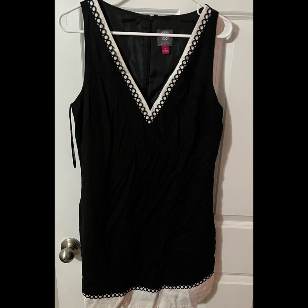 Black and white dress
